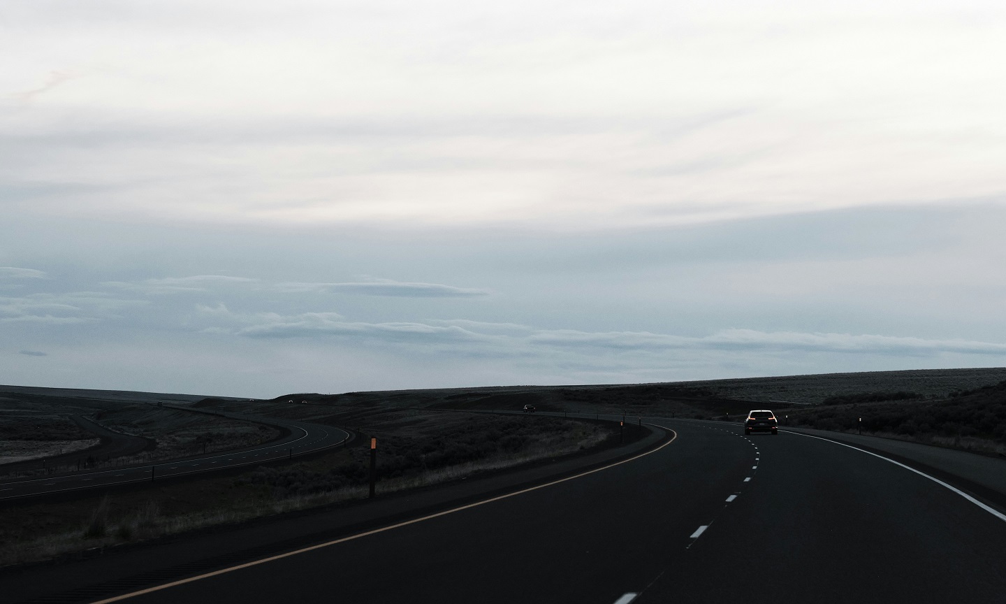 Desert road in New Mexico