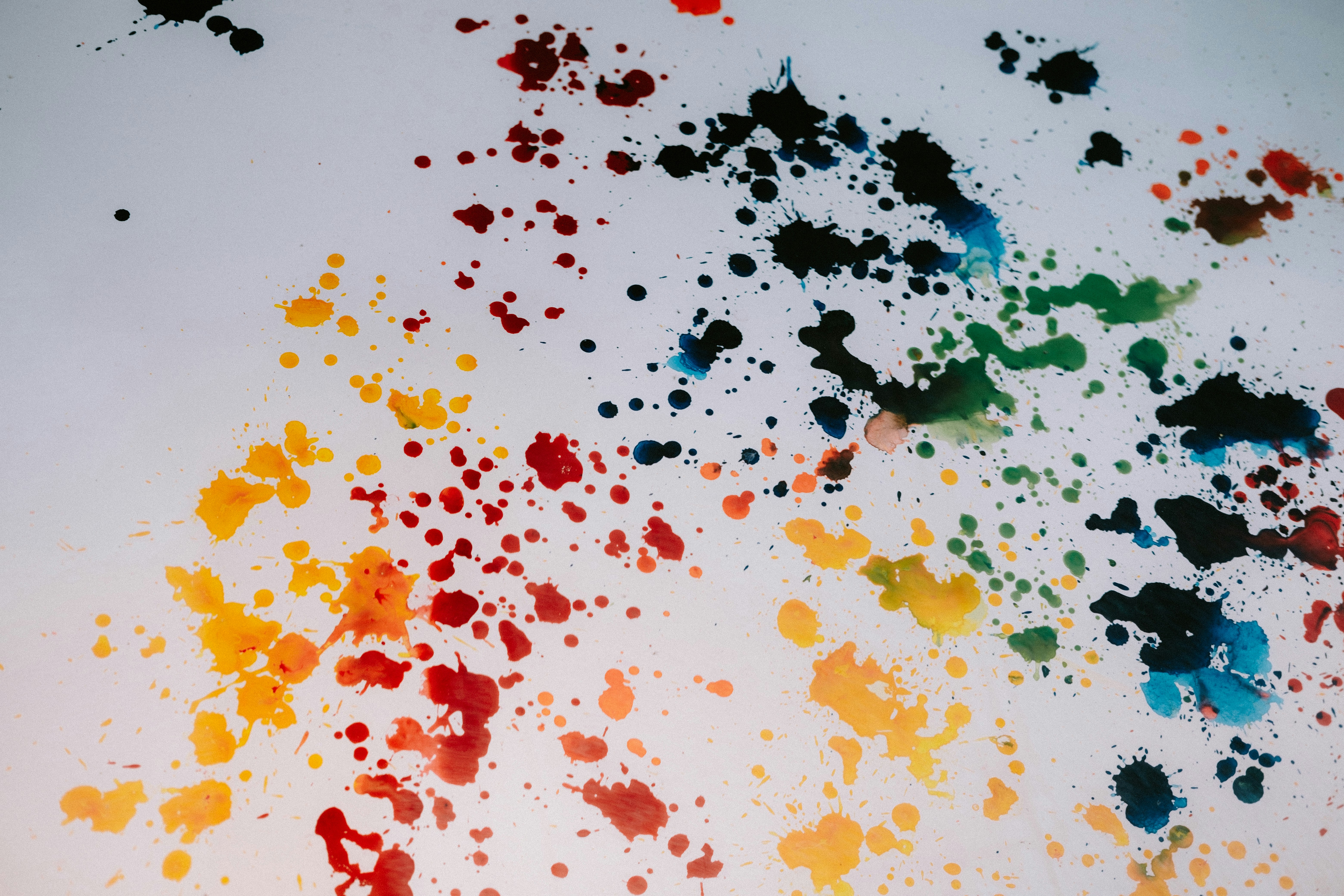 Abstract scatter chart pattern