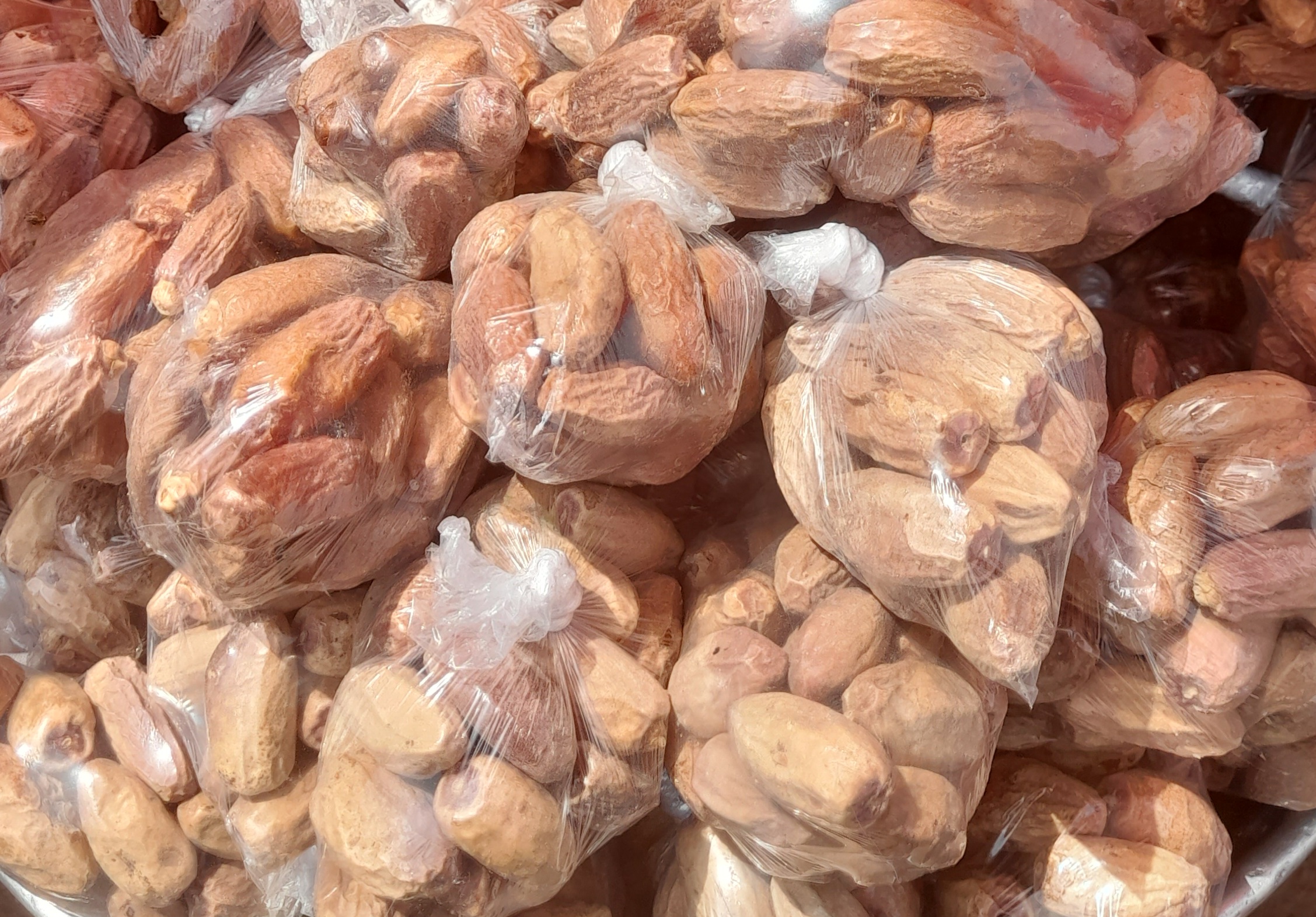A simple package filled with dark dates