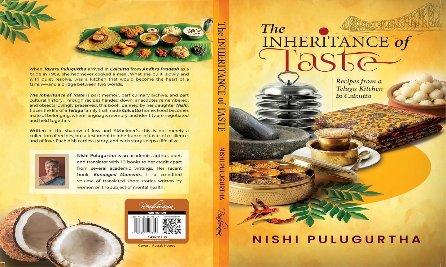 Cover spread of The Inheritance of Taste by Nishi Pulugurtha
