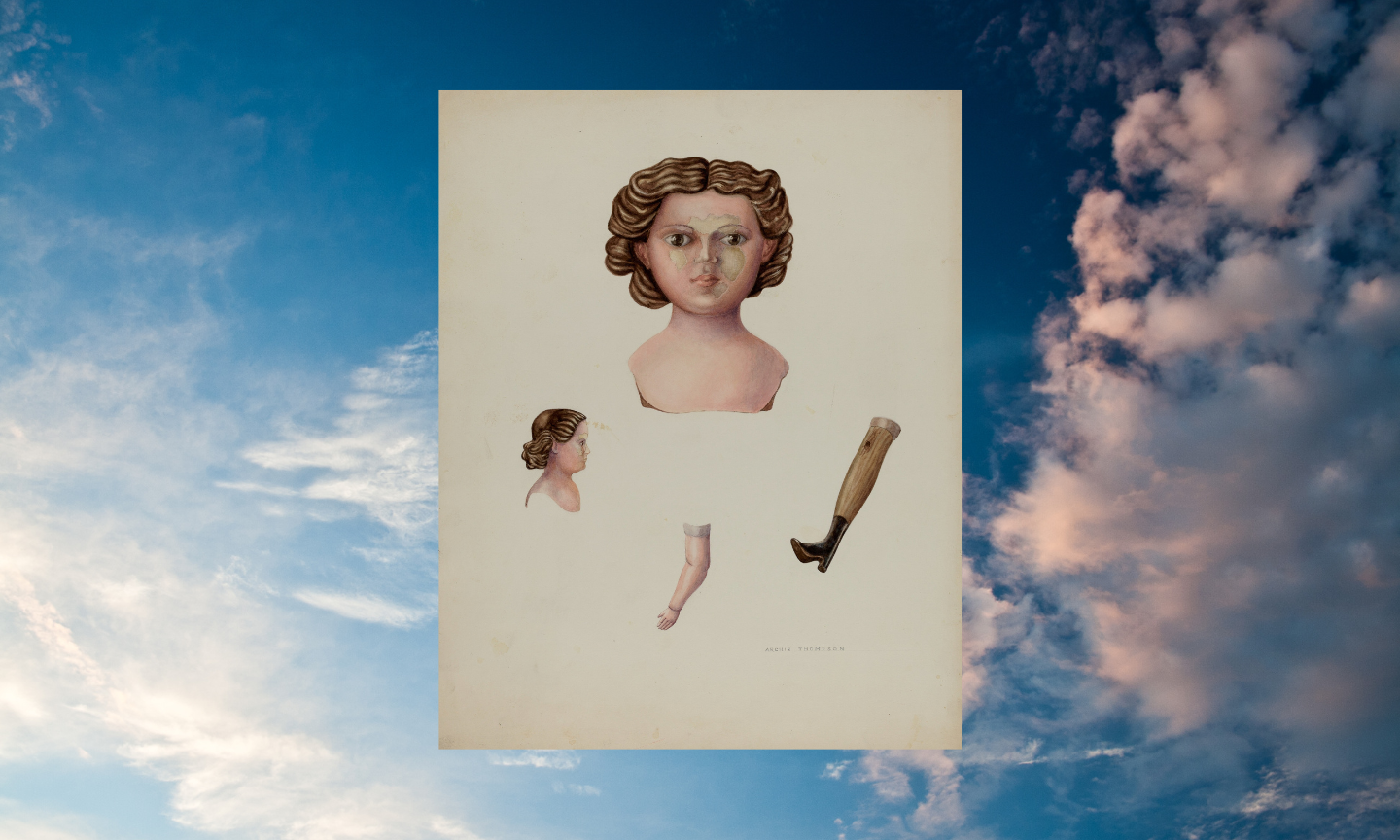 Editorial collage for “Young Buck”
