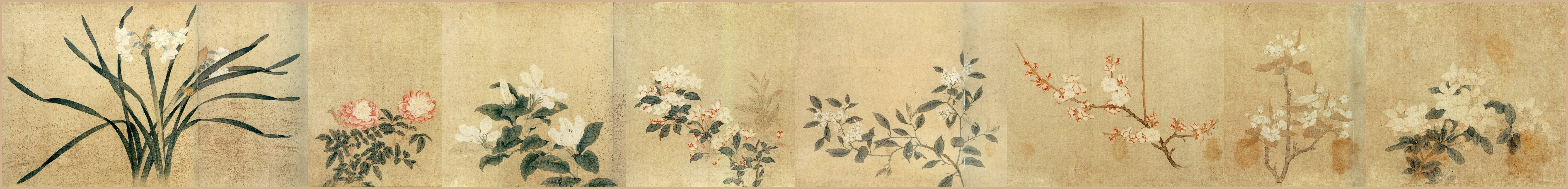 15 Qian Xuan Eight Flowers National Palace Museum Beijing