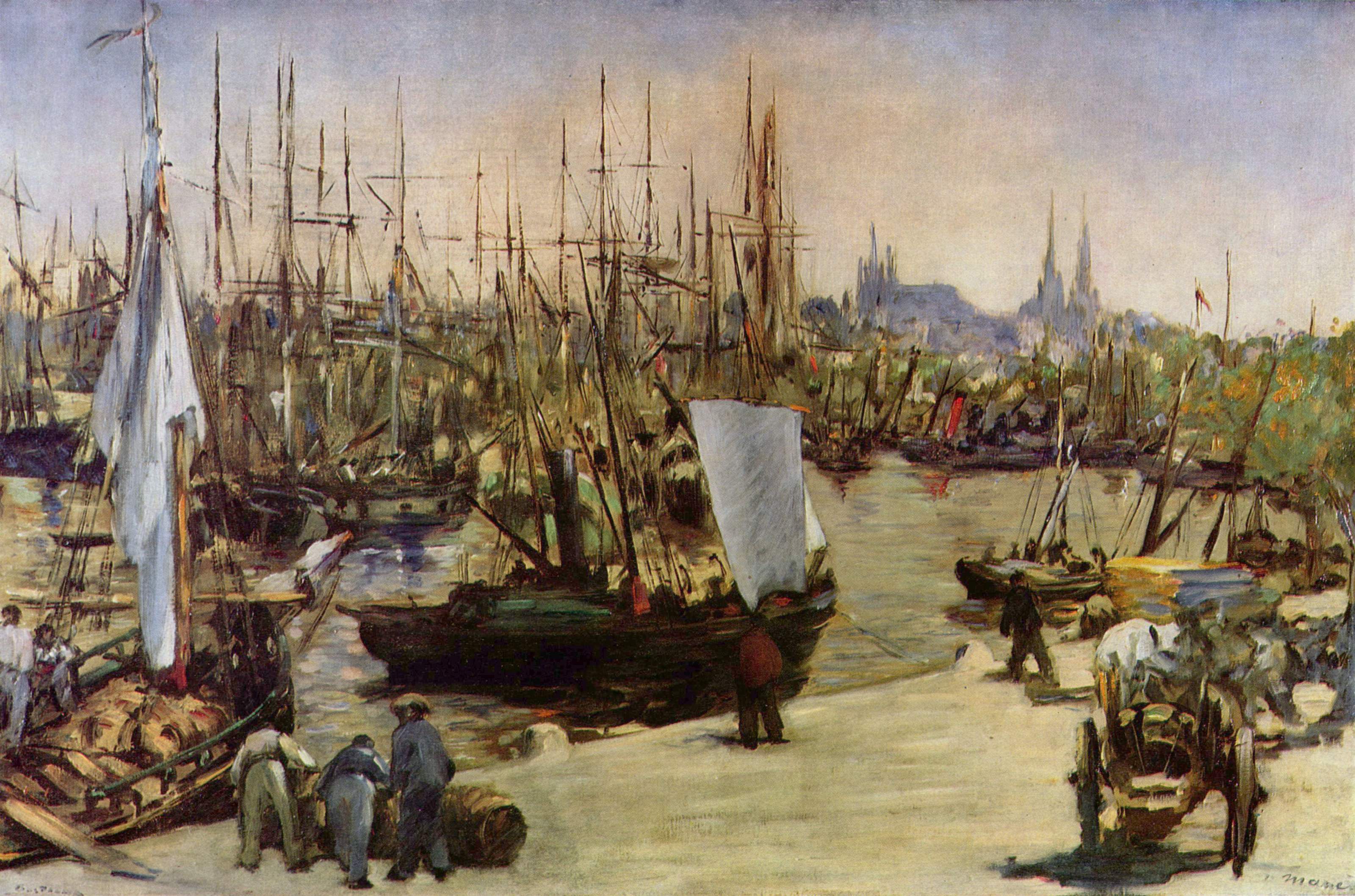 Edouard Manet's Port de Bordeaux: considered by many as the 